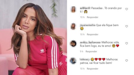Famosos oram por Anitta.