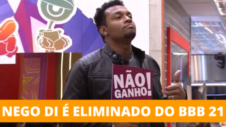 Nego Di é eliminado com rejeição do BBB 21