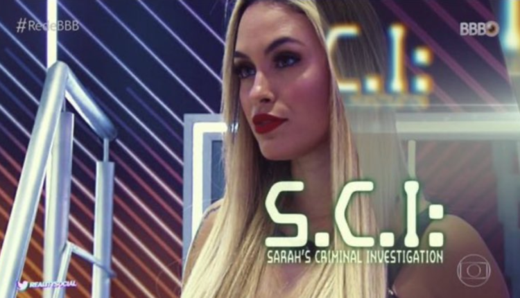 Sarah é a espiã oficial do BBB 21 Sarah é a espiã oficial do BBB 21