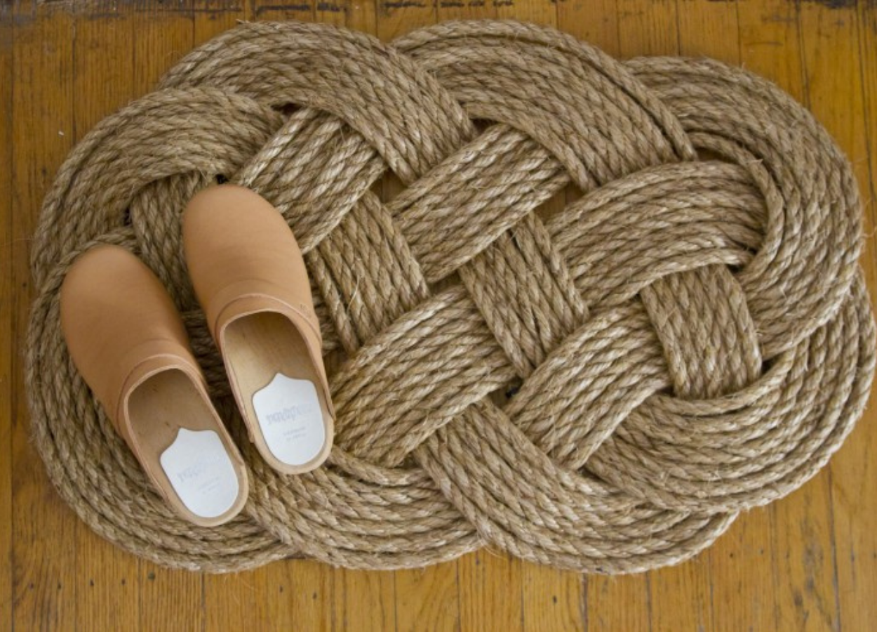 DIY de tapete de corda