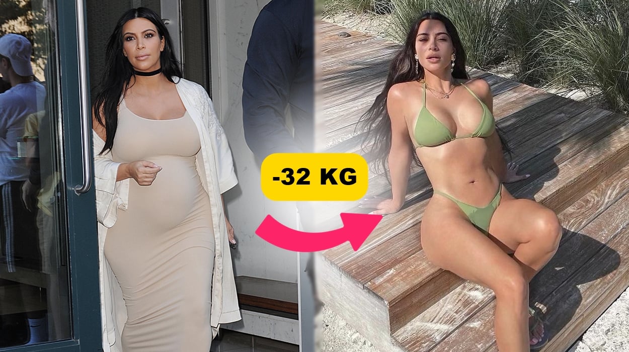 Kim Kardashian mais magra.