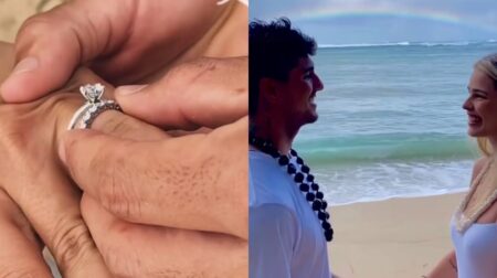 Esposa de Medina compartilha vídeo de seu casamento na praia
