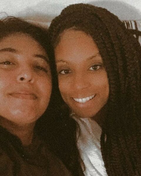 Lumena, do BBB21, e a namorada Fernanda Maia - Reprodução Lumena, do BBB21, e a namorada Fernanda Maia - Reprodução