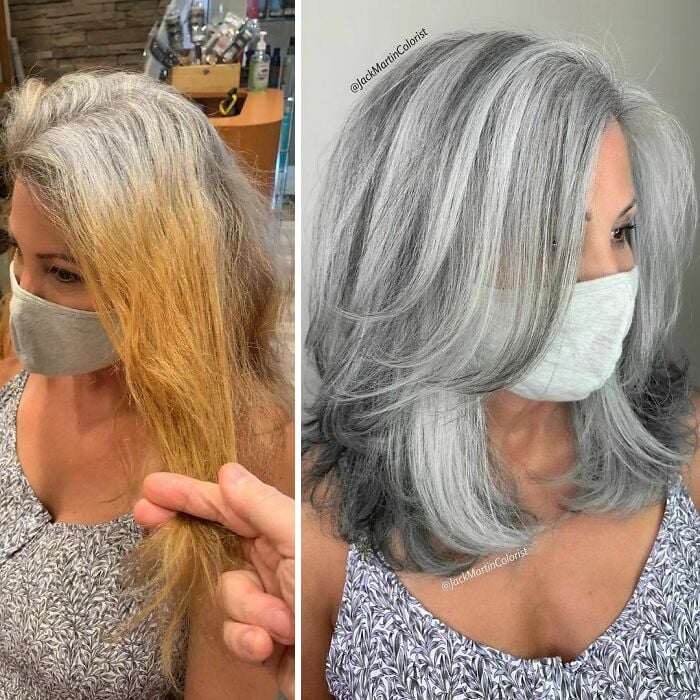 cabelos grisalhos