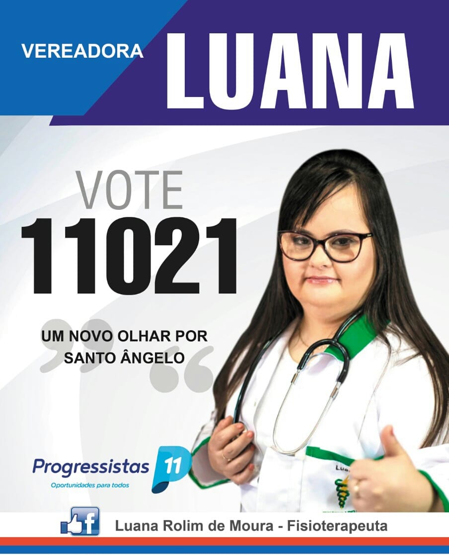 Vereadora Luana Rolin.
