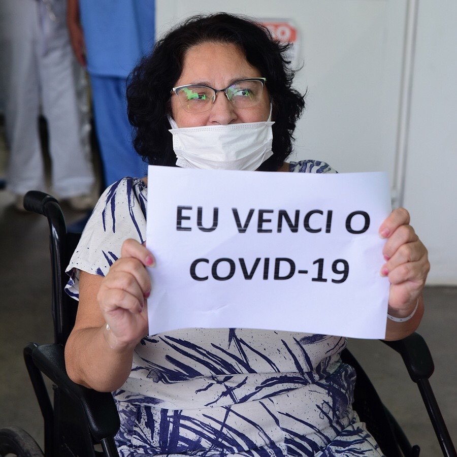 Mãe de Yudi é curada da Covid-19.