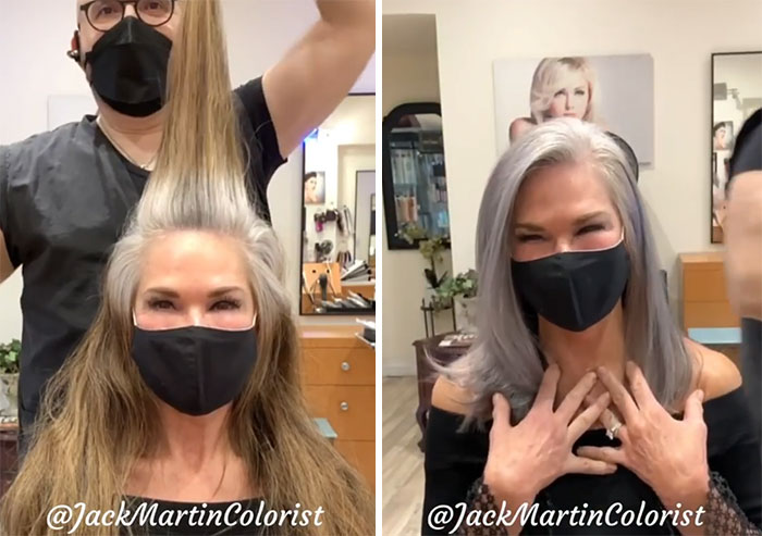 cabelos grisalhos cabelos grisalhos