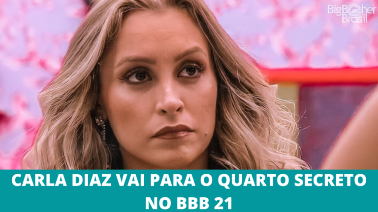 Carla Diaz vai para o quarto secreto no BBB 21