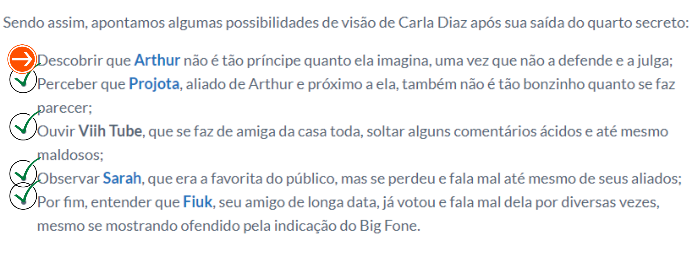 BBB 21 - O que Carla Diaz conseguiu entender sobre o jogo no quarto secreto