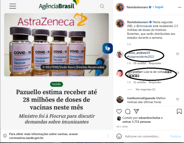 flávo bolsonaro e Lula