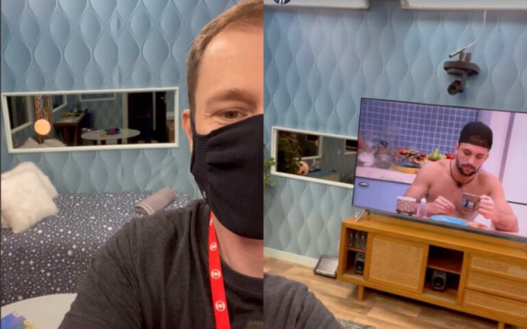 Tiago Leifert mostra quarto secreto do BBB21 - Reprodução