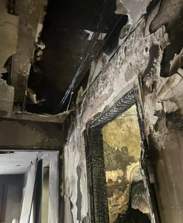 casa de Pàolla Oliveira incendiada