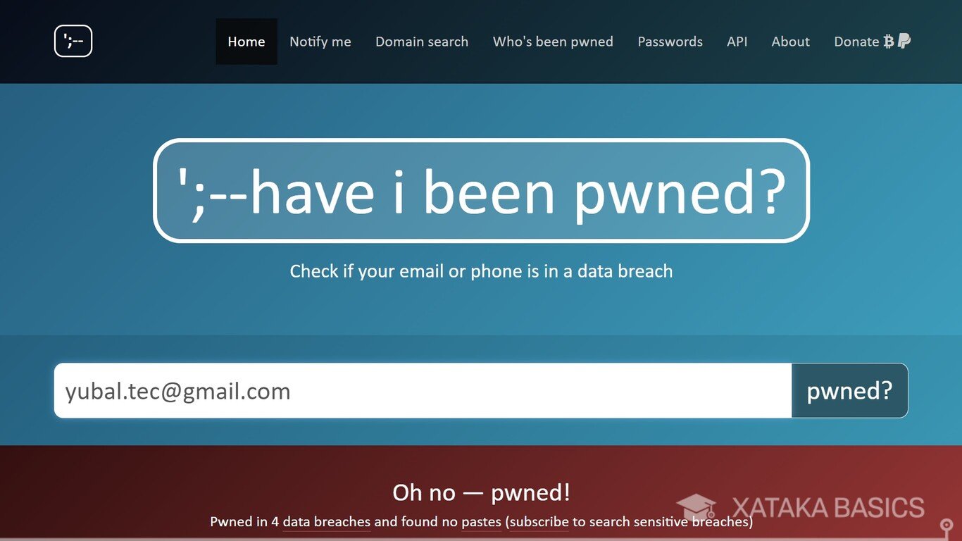 Have I been Pwned