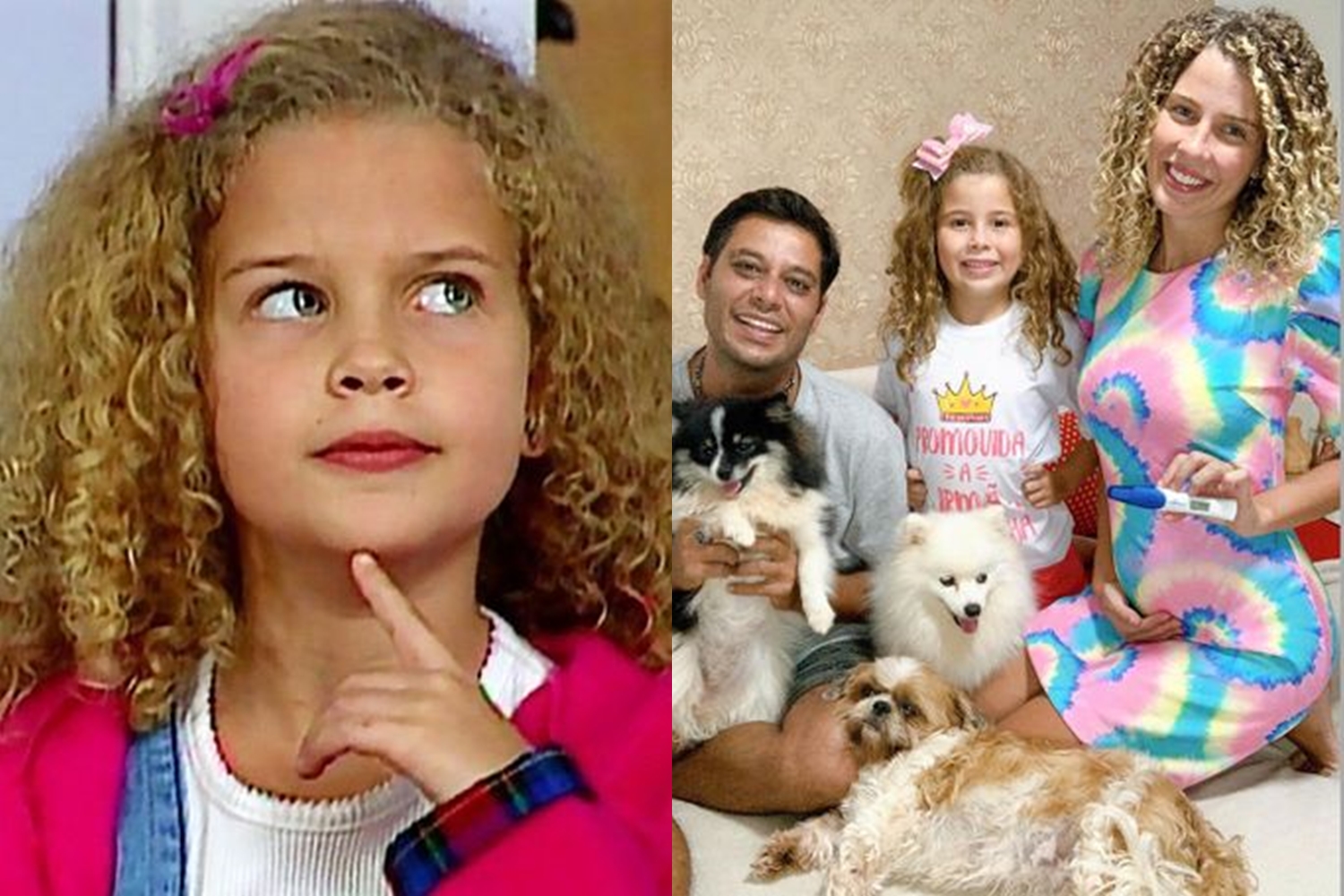 Debby Lagranha e família. Debby Lagranha e família.