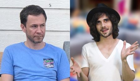 Tiago Leifert e Fiuk.