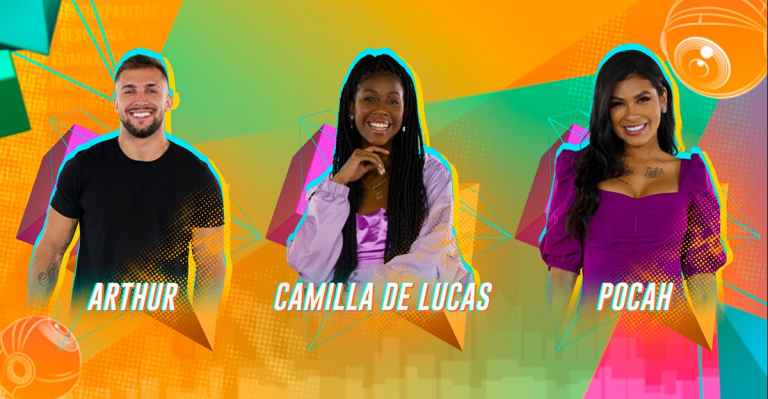 Quem sai do BBB 21: Arthur, Camilla de Lucas ou Pocah?