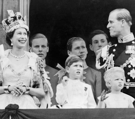 rainha Elizabeth e príncipe Philip