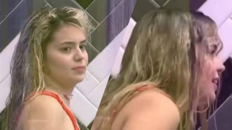 No BBB 21, Viih Tube fugiu o chuveiro o quanto pode. (montagem: Fashion Bubbles)
