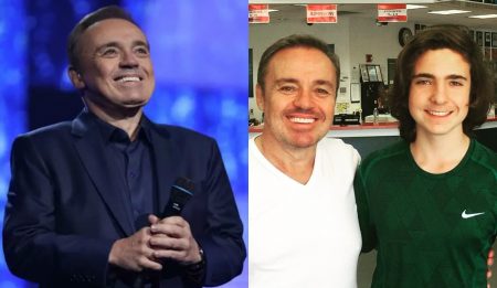 Gugu Liberato e filho, João Augusto.