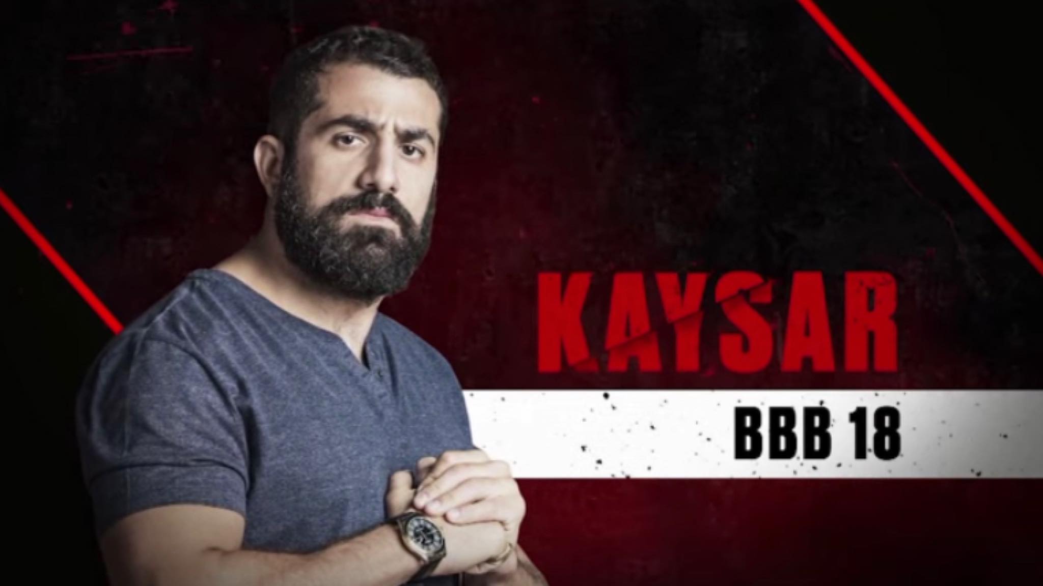 Kaysar também foi um finalista, só que do BBB18. (imagem divulgação/ Globo)