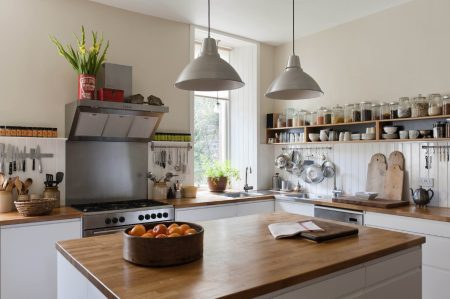Organização na cozinha.