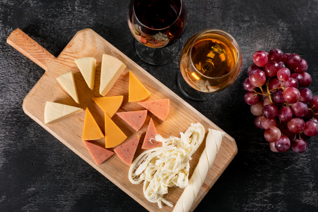 vinho e queijo