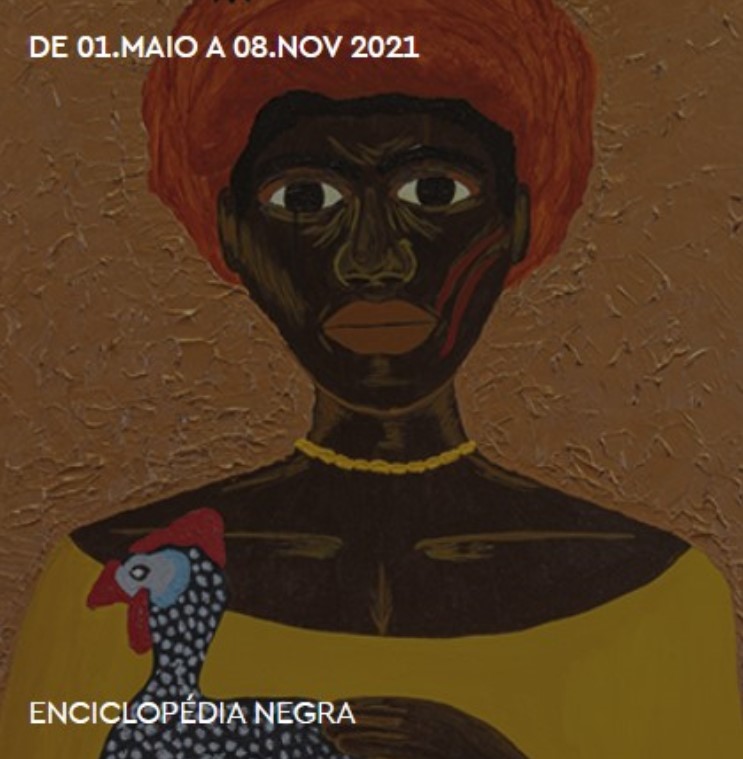 Cartaz da Exposição Enciclopédia Negra. 