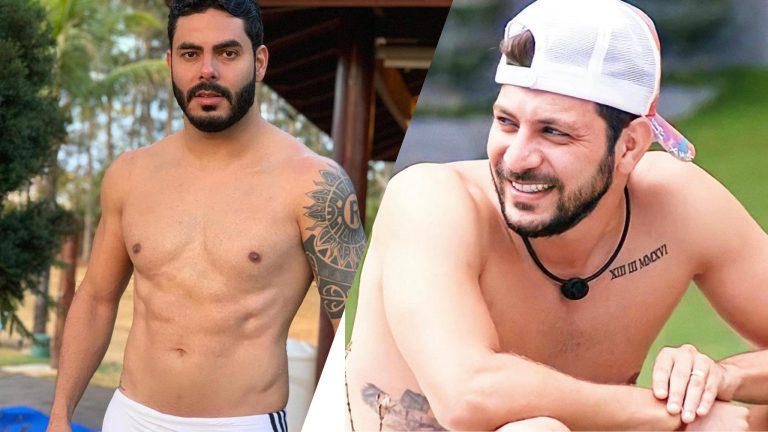 Rodolfo e Caio não se desgrudam mais após o BBB 21 (montagem: Fashion Bubbles)