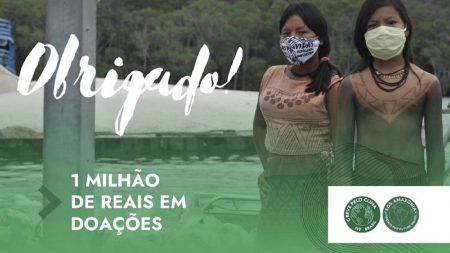 A campanha SOS Amazônia atinge 1 milhão de reais