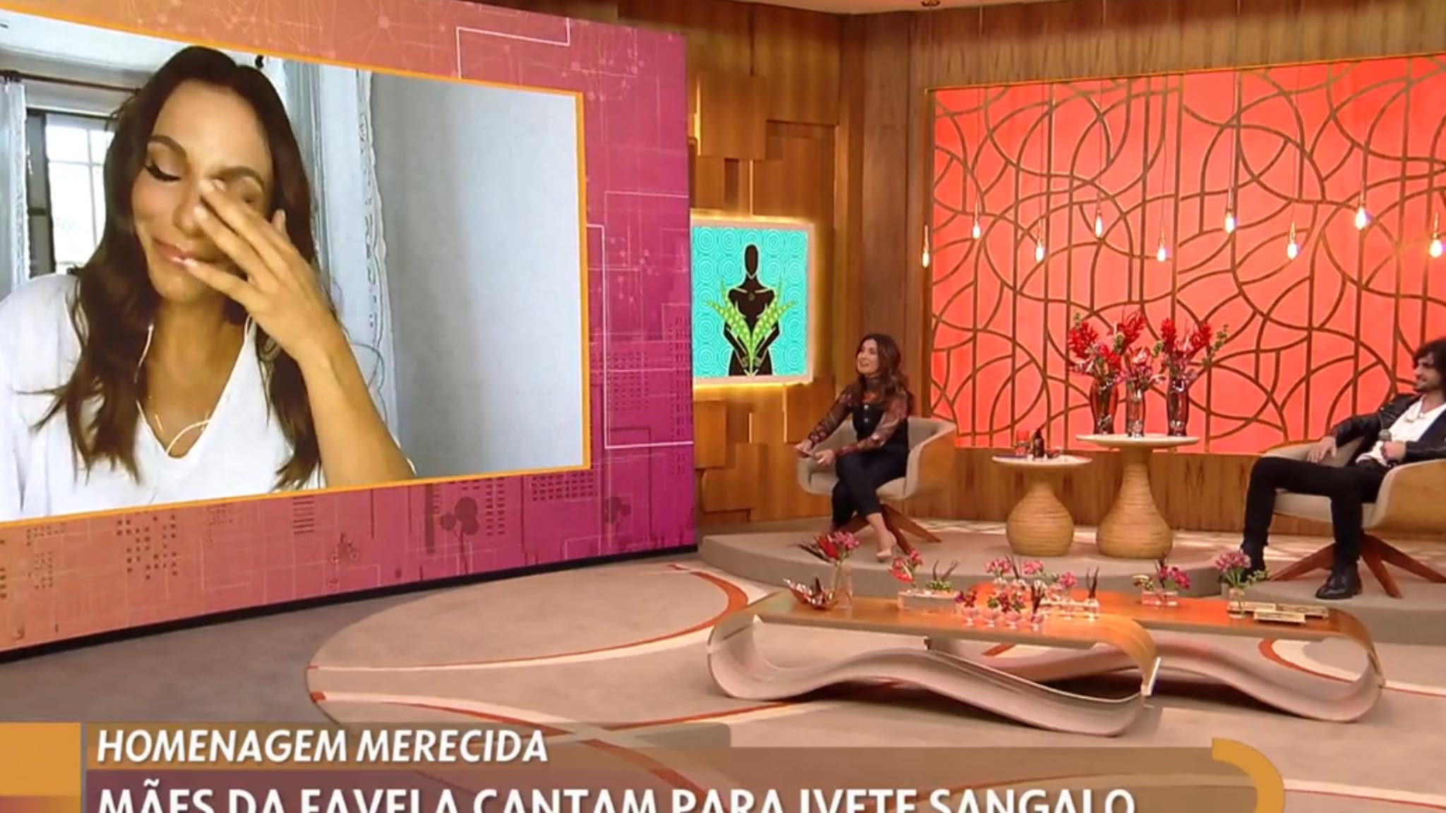 Fátima Bernardes presta homenagem à Ivete pelo seu aniversário (imagem: reprodução)