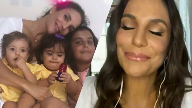 Ivete Sangalo vai às lagrima com carinho dos filhos no seu aniversário (montagem: Fashion Bubbles)