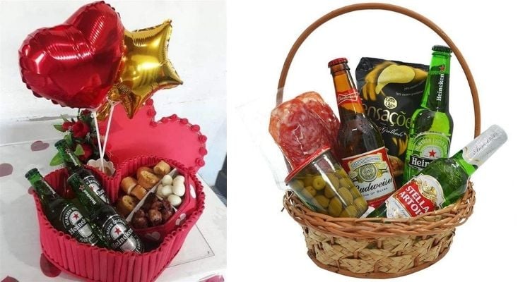 Como montar cesta para o Dia dos Namorados com cerveja?