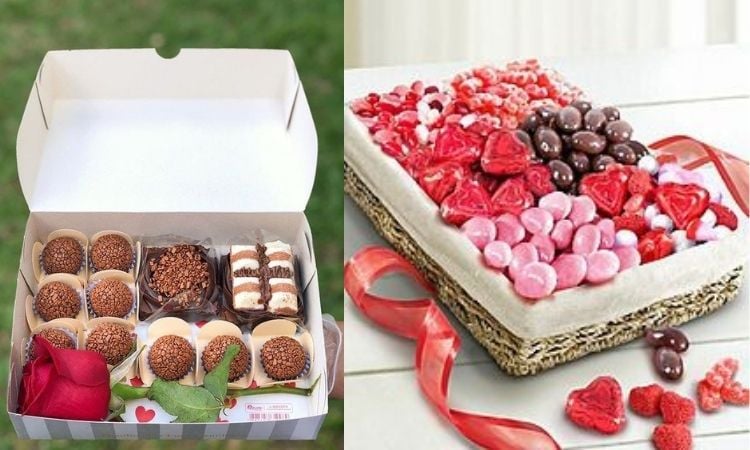 caixa de chocolates para o Dia dos Namorados 