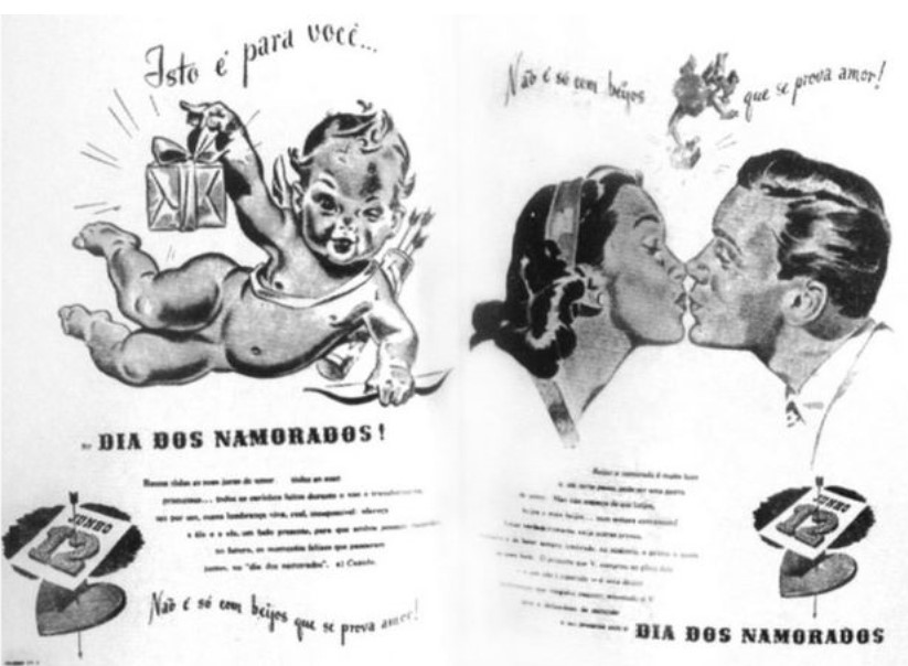 Slogan de propaganda do Dia dos Namorados criada por João Dória. 
