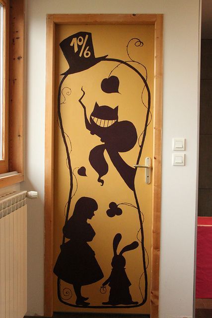Decoração Alice. Desenho do filme Alice no País das Maravilhas.