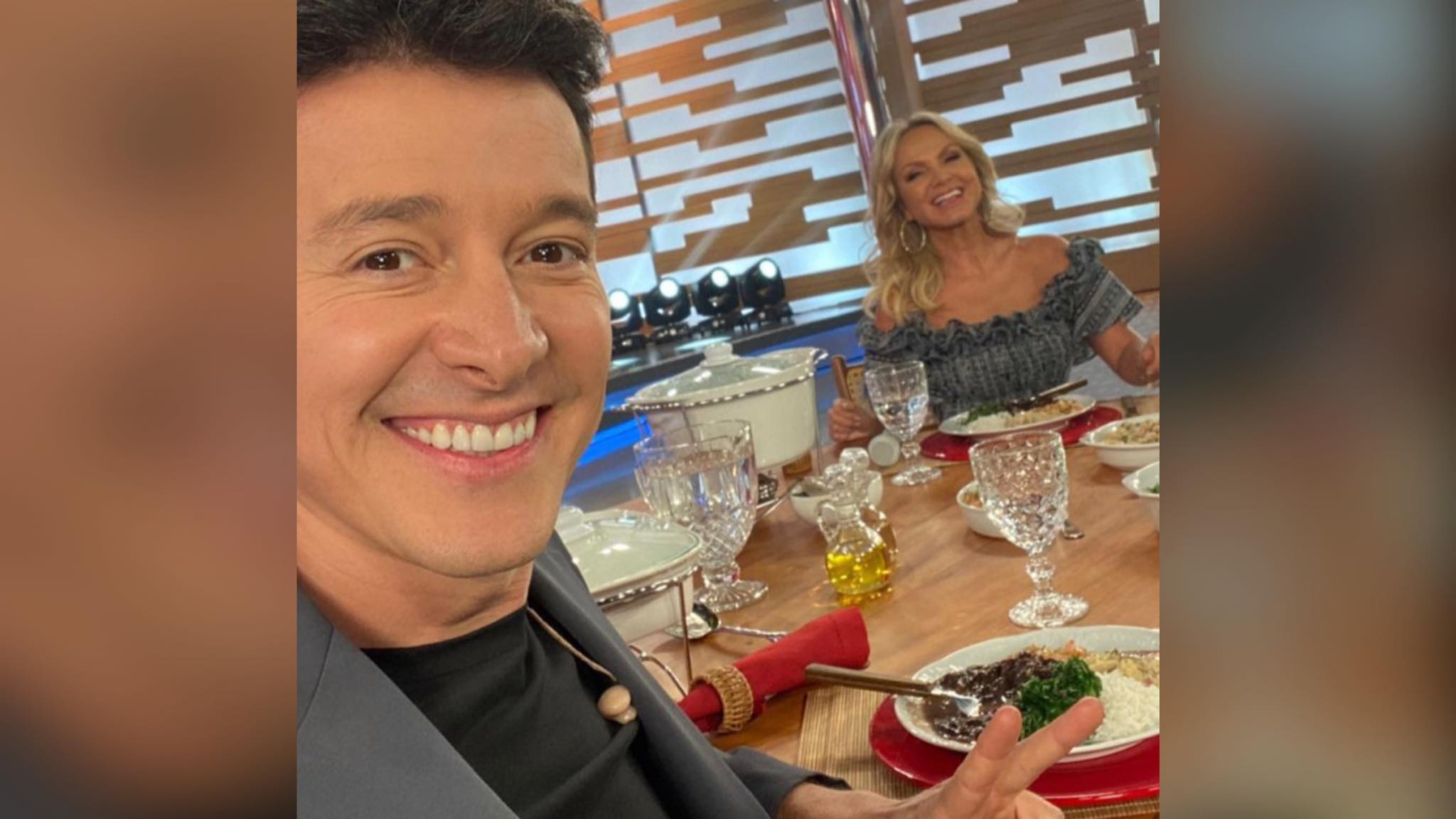 Rodrigo Faro divulga foto em almoço marcante com Eliana (imagem: Instagram)