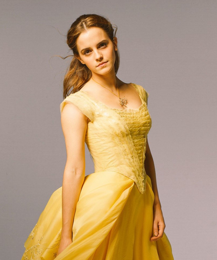 Foto de Emma Watson como Bela.