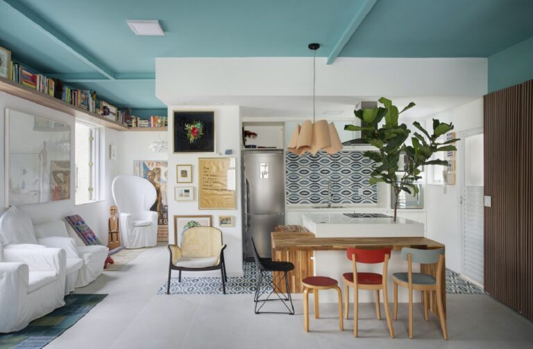 Teto colorido:  20 ideias para decorar o lar usando tinta
