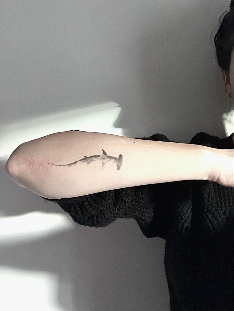 tattoo de tubarão 