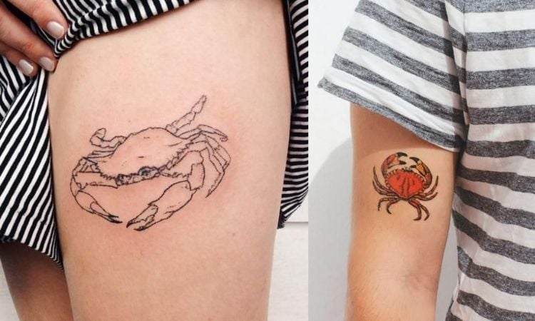 tatuagens de caranguejo