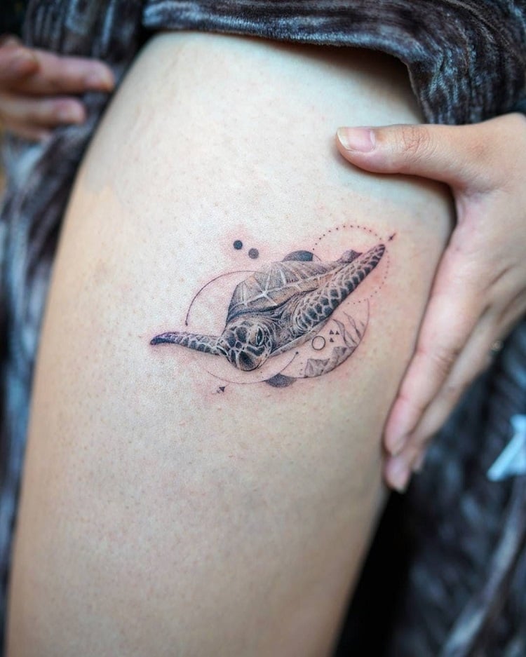 tattoo de tartaruga marinha