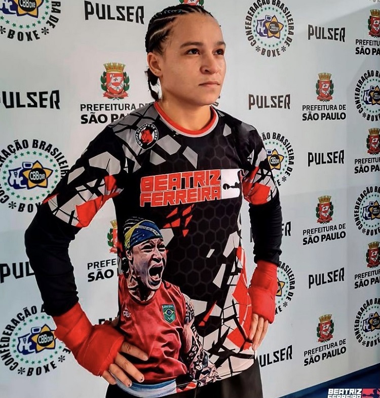 Beatriz Ferreira: Boxeadora de 60kg Foto da Beatriz Ferreira