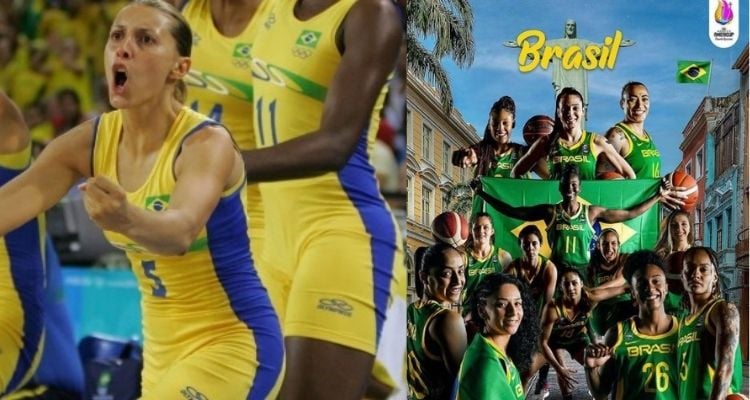 Seleção brasileira de basquete feminino em 2000 e em 2021