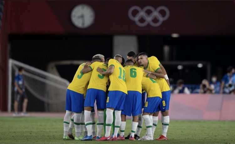 Foto da Seleção brasileira masculina de futebol Foto da seleção brasileira