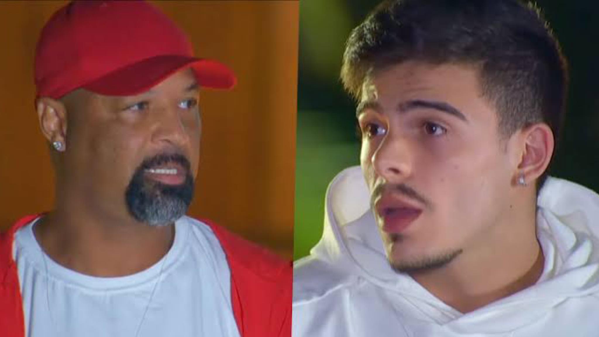 Thomaz Costa indicou Dinei, do seu próprio time, para a Área de Risco. Fonte: Reprodução