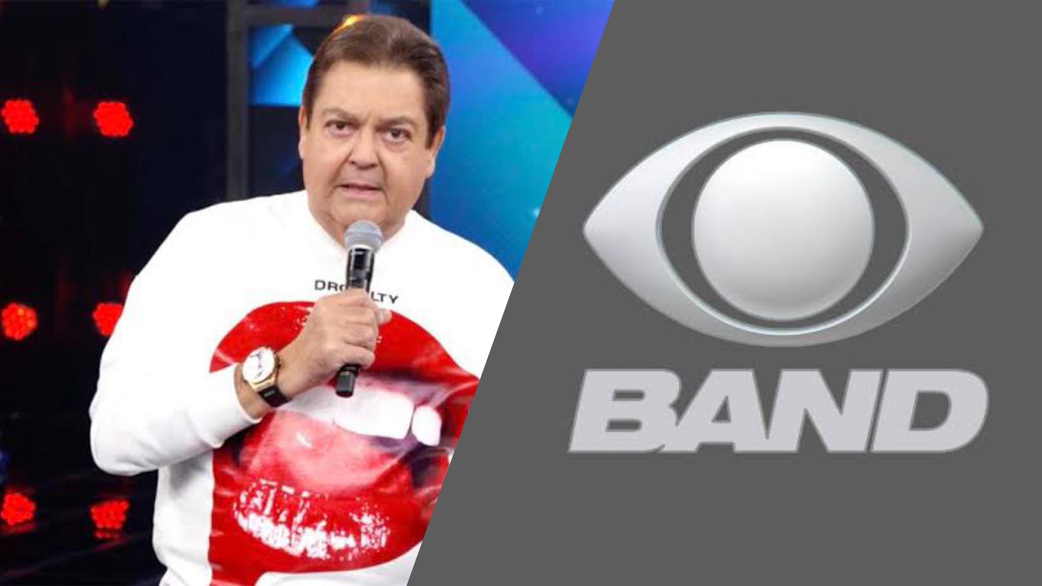 Faustão ganha data de estreia na Band. Fonte: Montagem/Fashion Bubbles