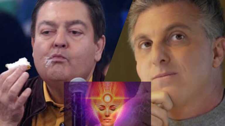 Lene Sensitiva faz previsões sobre o futuro de Faustão e Luciano Huck (montagem: Fashion Bubbles)