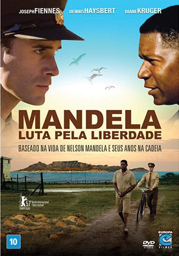 Foto da capa do filme "Mandela – Luta Pela Liberdade".