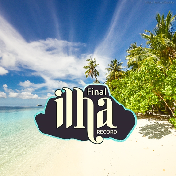 Final do reality show Ilha Record. Foto da logo do Ilha Record.
