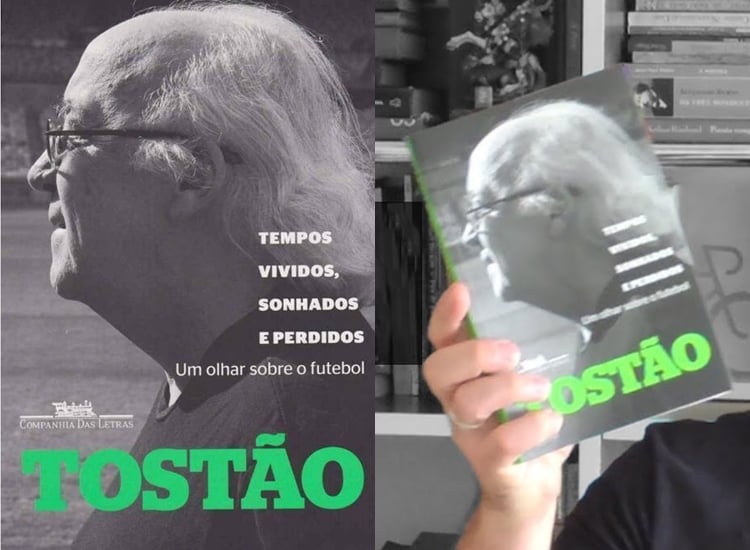 Foto do livro Tostão.
